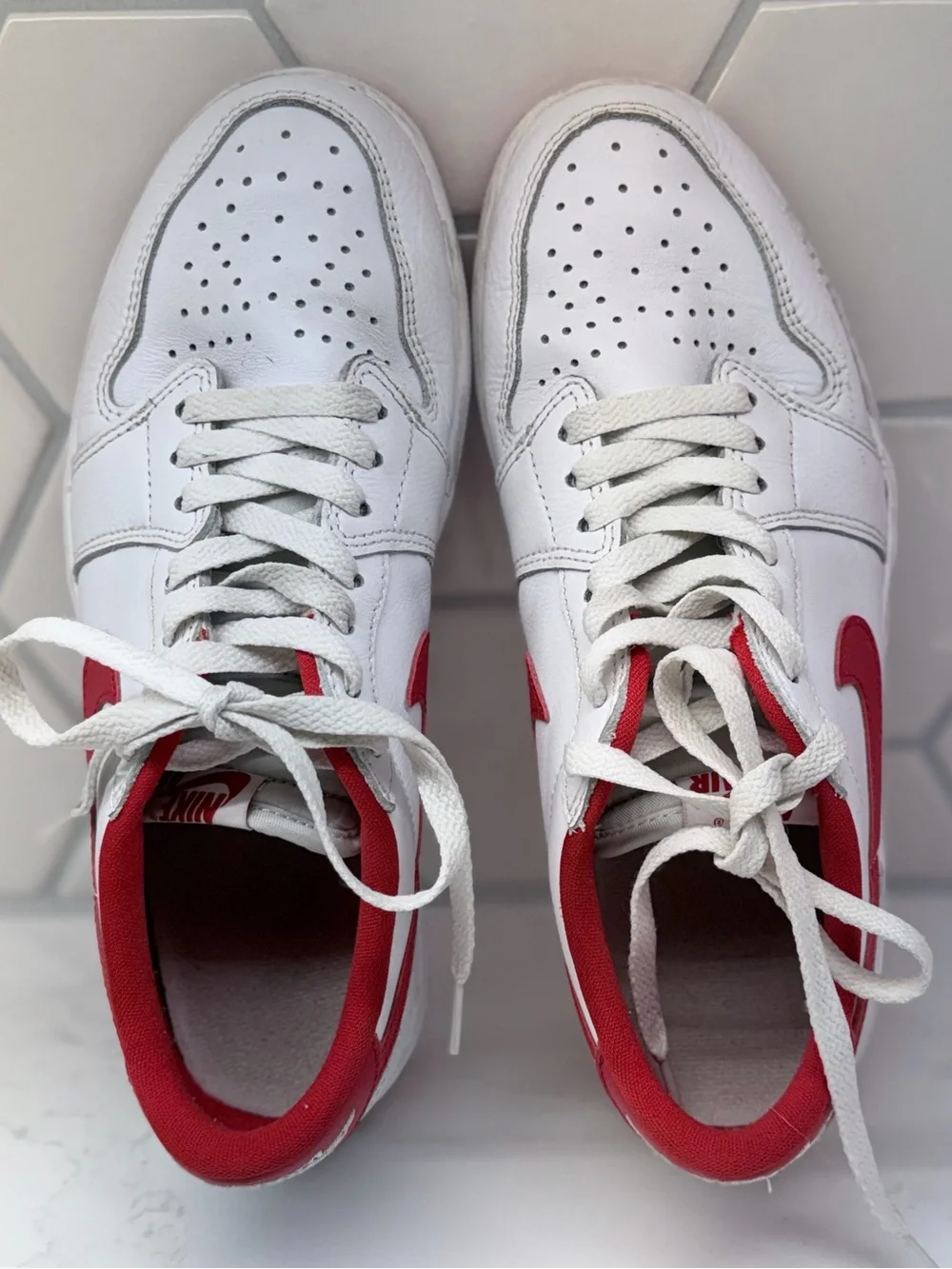 Nike Air Jordan 1 Low OG White “University Red